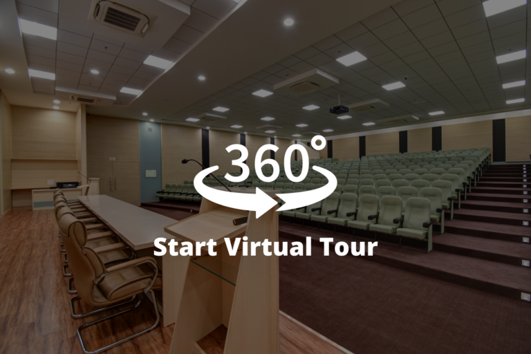 Auditorium furnished by Comfy at Gujarat Cancer Society Ahmedabad